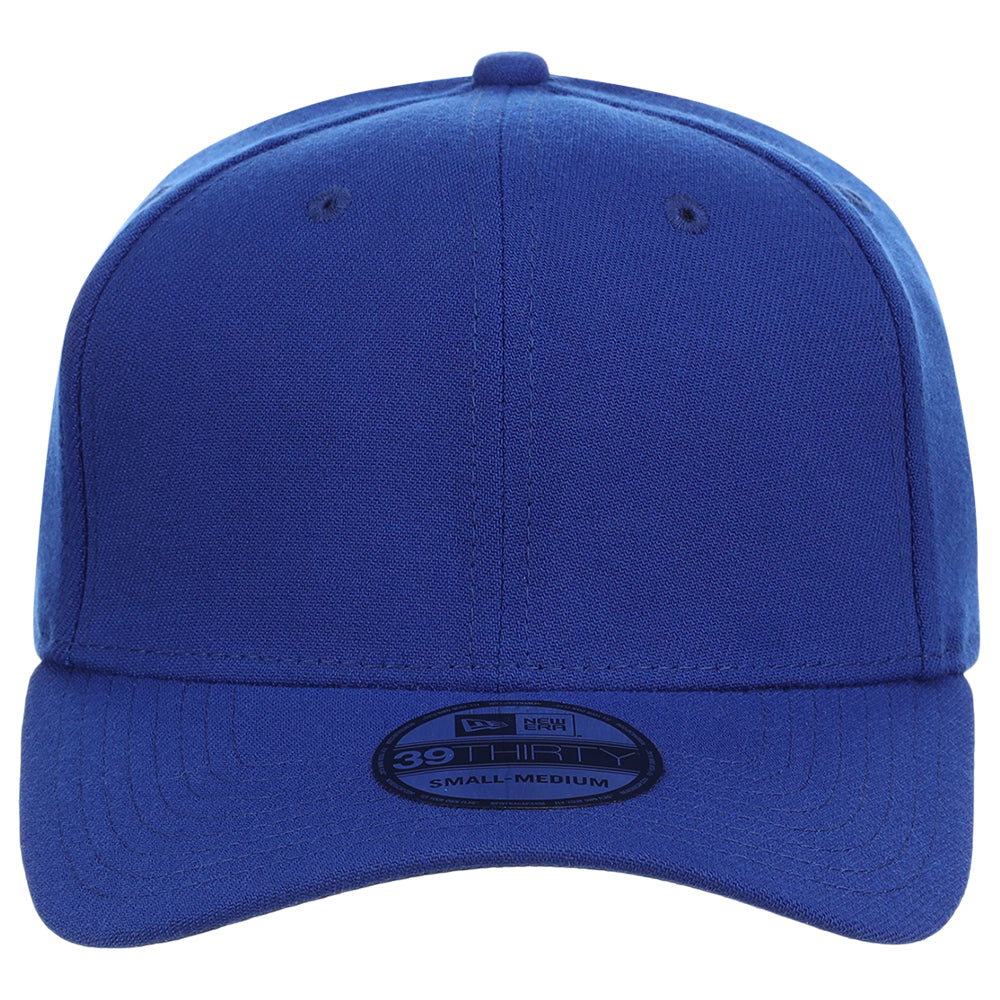 Blank Blue Hat Light Blue New Era Blank Poly 39THIRTY Cap Custom Lids