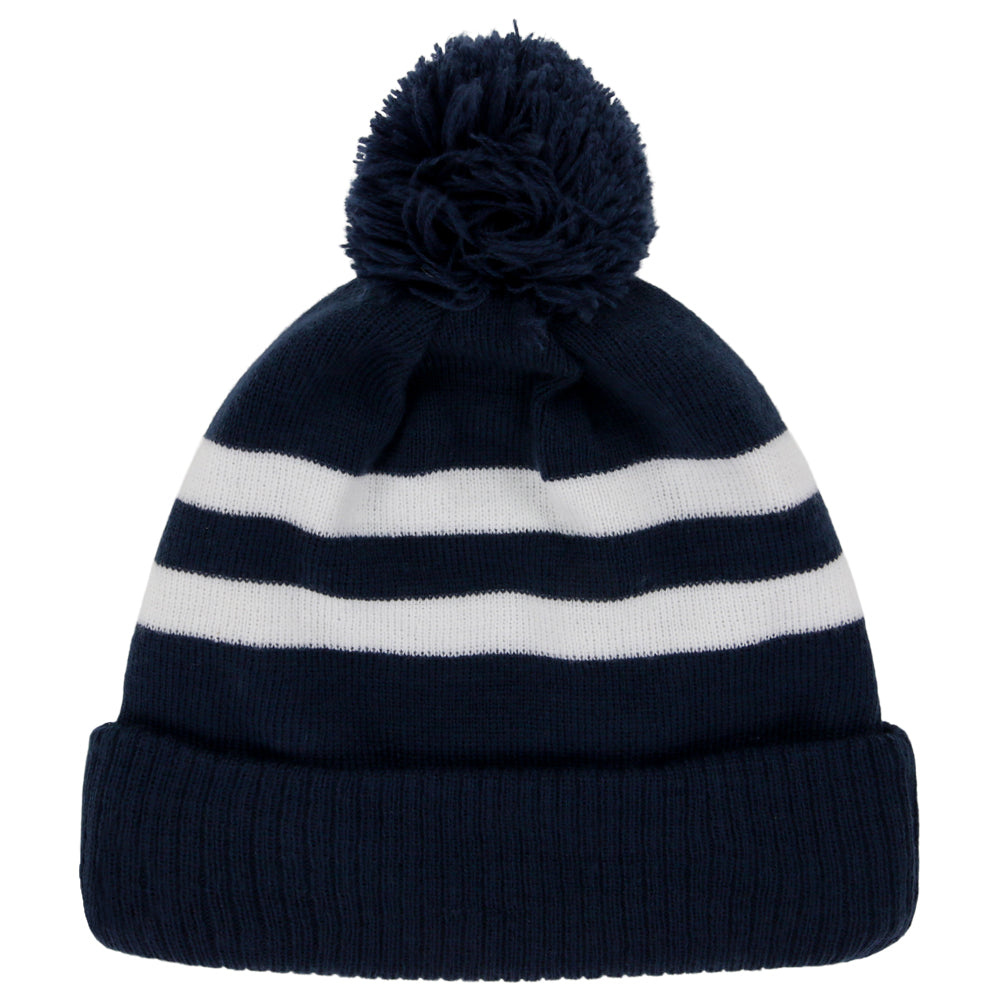 New Era Blank Pom Knit - Navy/White