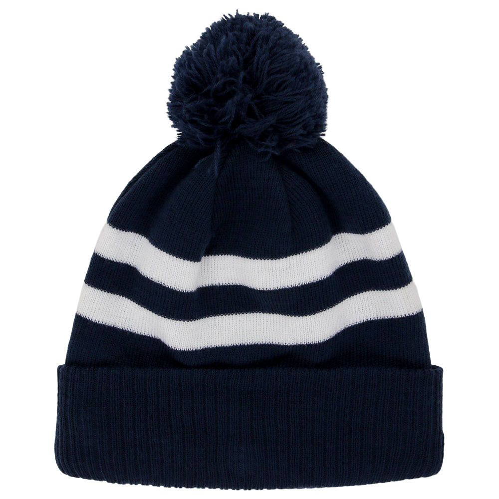 New Era Blank Pom Knit - Navy/White