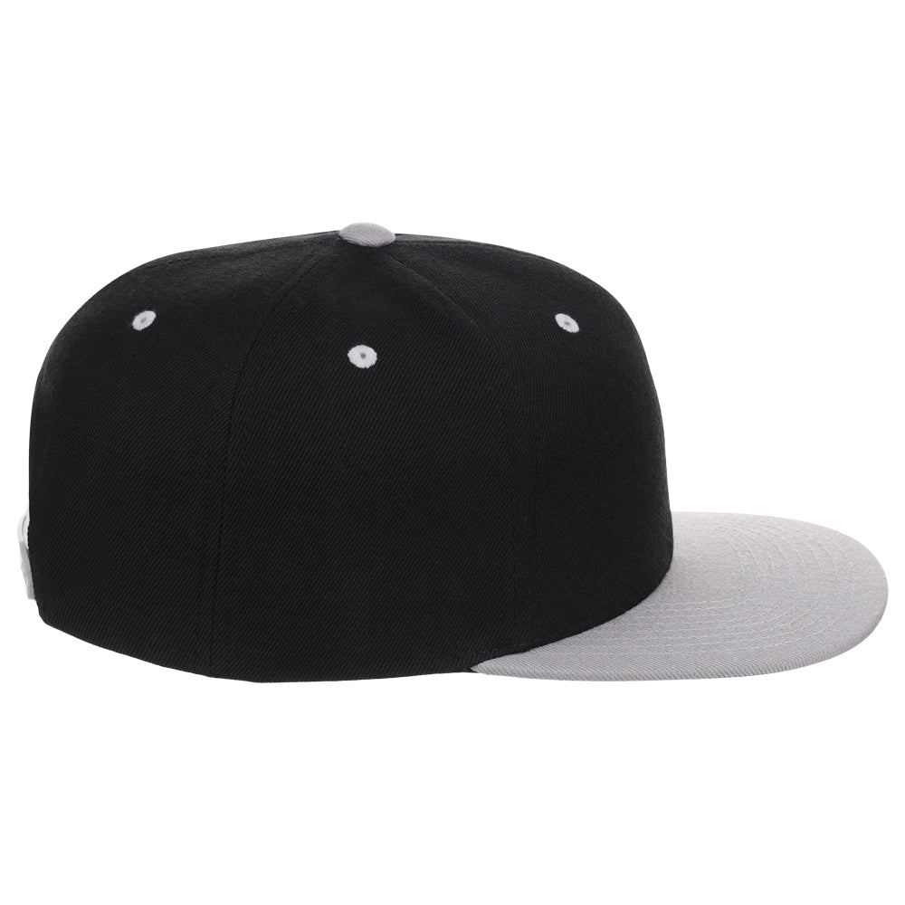 YP Classics 2-Tone Snapback - Black/Silver