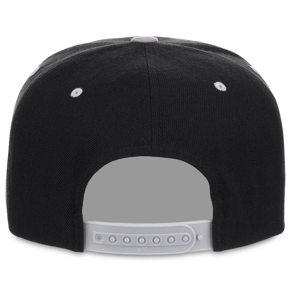 YP Classics 2-Tone Snapback - Black/Silver