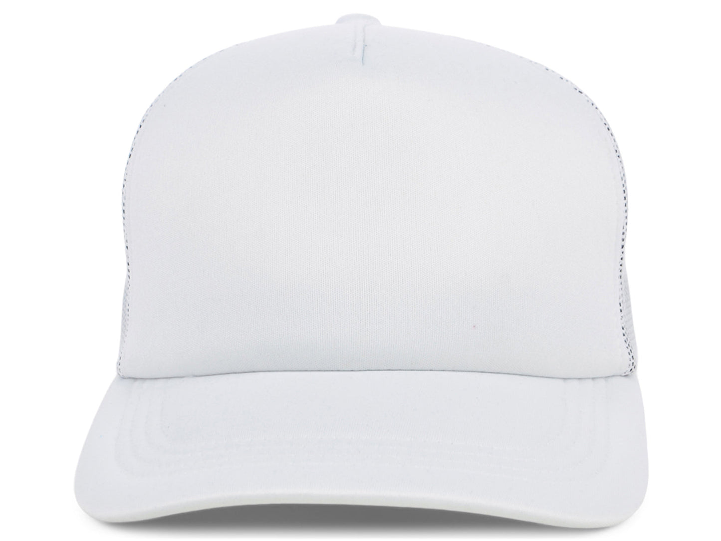 Crowns By Lids Screen Foam Trucker Cap - White/White