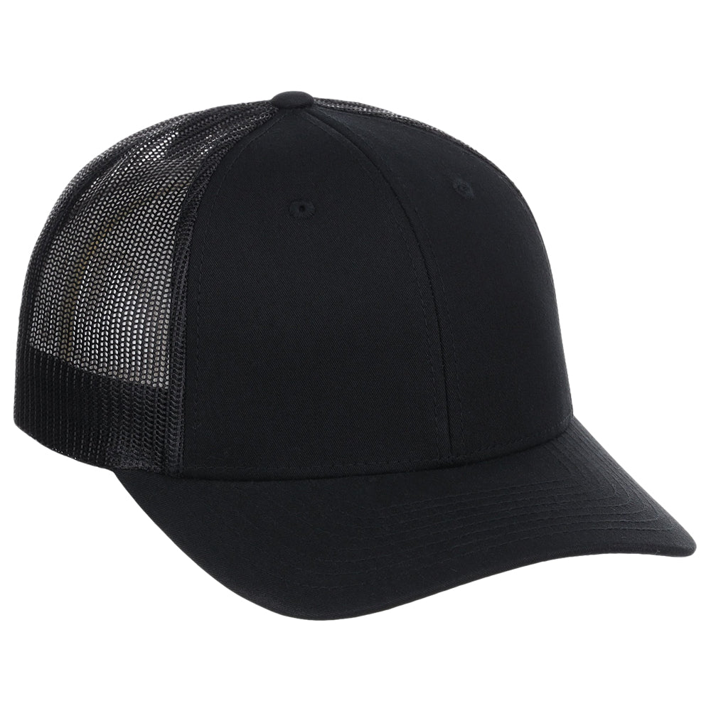 Richardson 112 Trucker - Black/Black