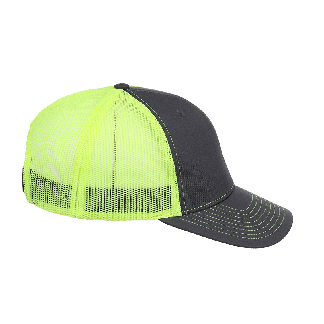 Crowns By Lids Slam Dunk Trucker Cap - Charcoal/Neon Yellow