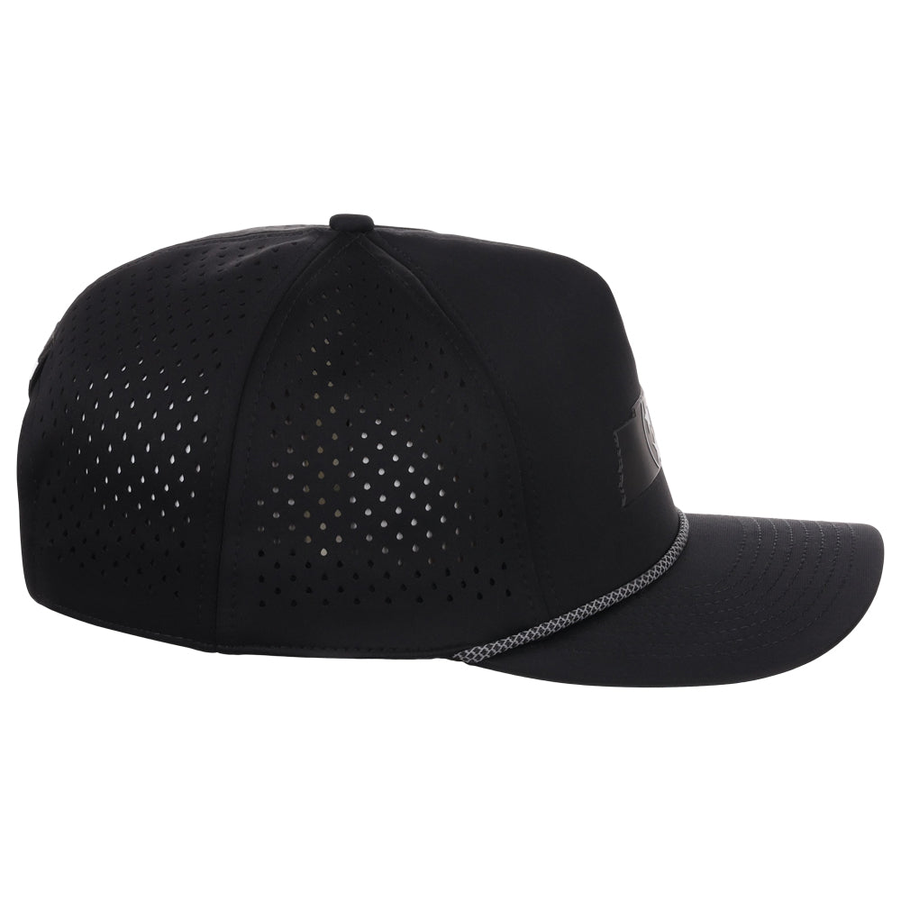Local Crowns Tennessee Reflective 5 Panel Tech w/Rope - Black