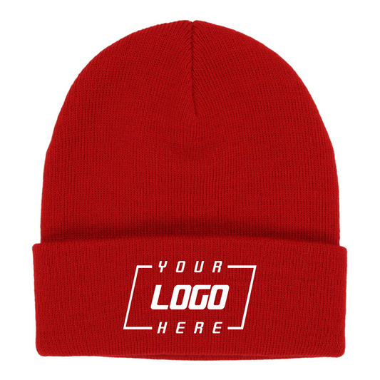 Crowns By Lids Turnover Cuff Knit - Red