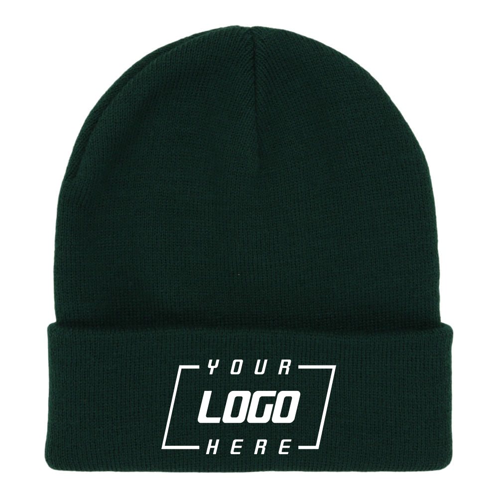 Crowns By Lids Turnover Cuff Knit - Dark Green