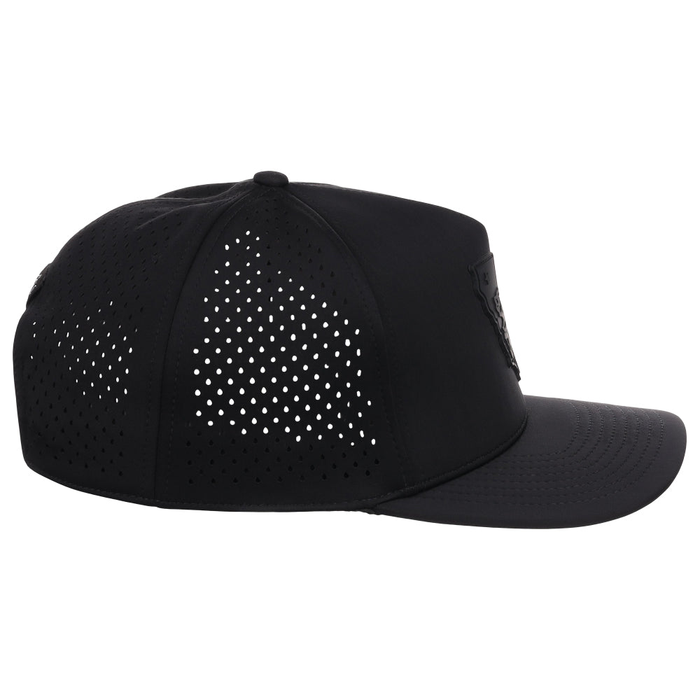 Local Crowns California All Black Tech Cap - Black