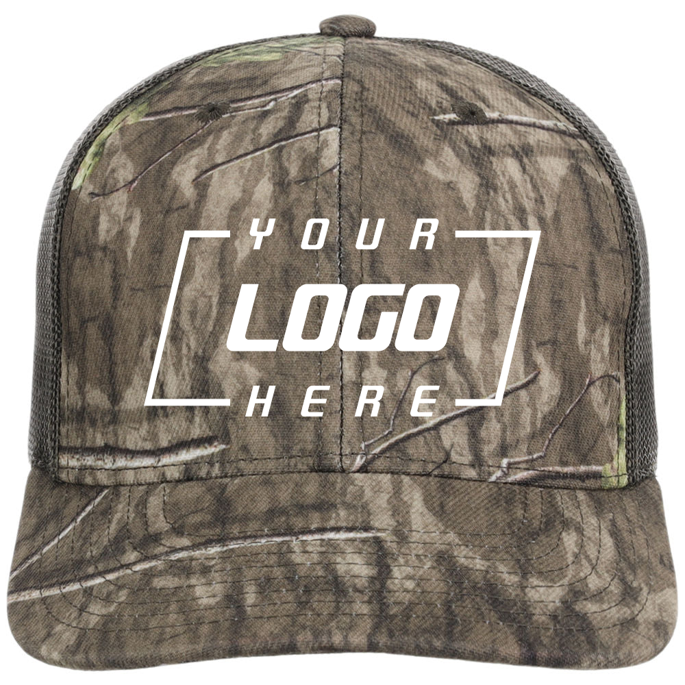 Mossy Oak X Crowns By Lids Blank Trucker Cap - Country Rights Camo