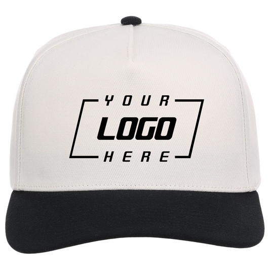 Crowns By Lids Hook Shot 2-Tone A-Frame Cap - Ivory/Black