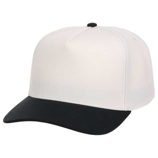 Crowns By Lids Hook Shot 2-Tone A-Frame Cap - Ivory/Black