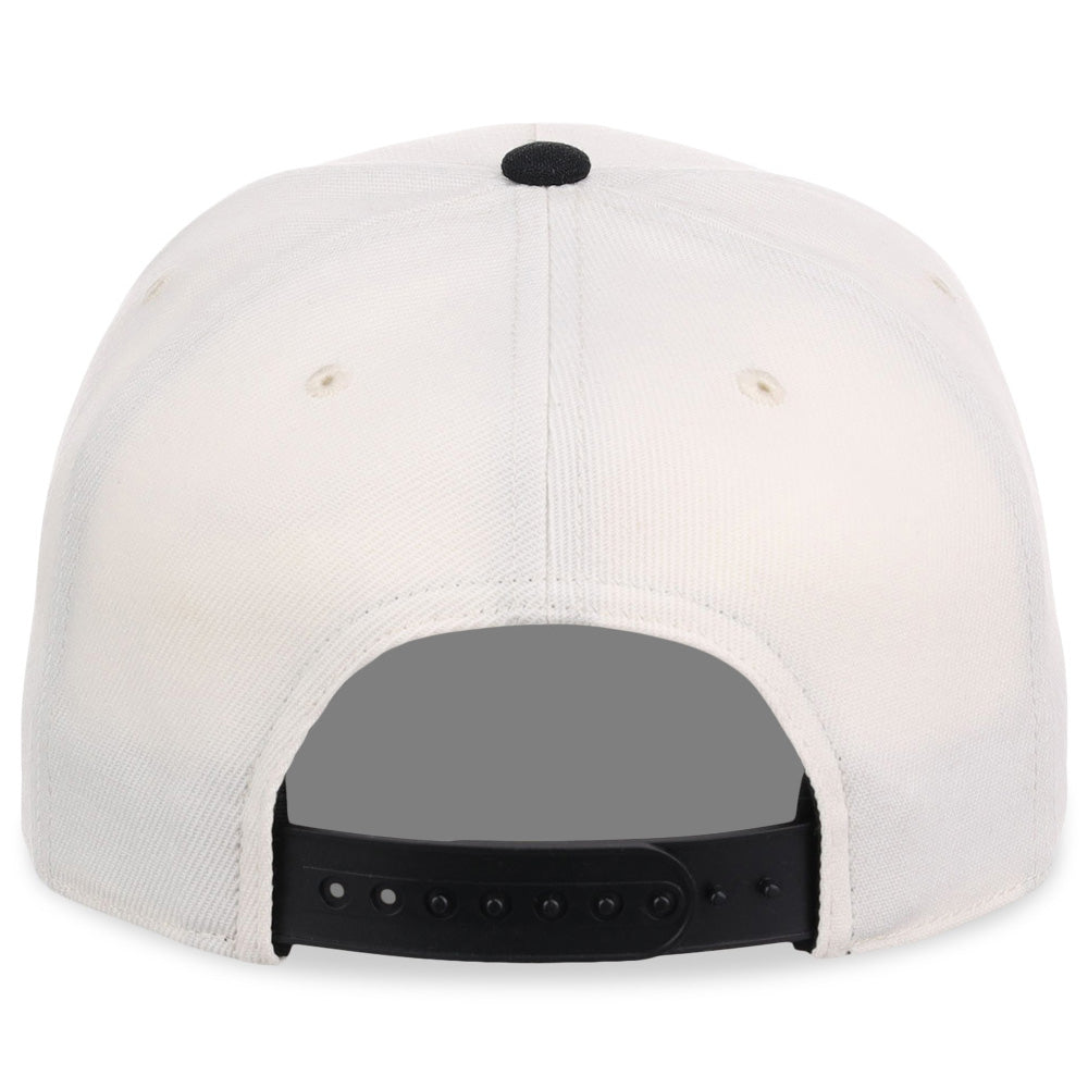Crowns By Lids Hook Shot 2-Tone A-Frame Cap - Ivory/Black