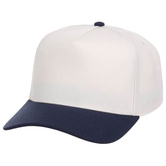 Crowns By Lids Hook Shot 2-Tone A-Frame Cap - Ivory/Navy