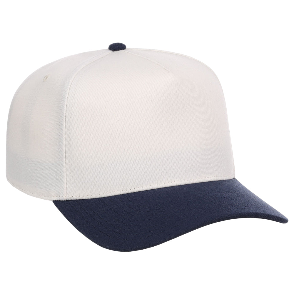 Crowns By Lids Hook Shot 2-Tone A-Frame Cap - Ivory/Navy