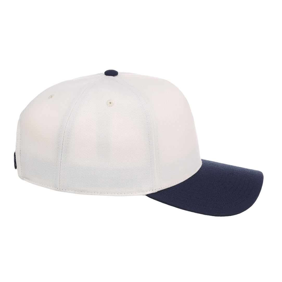 Crowns By Lids Hook Shot 2-Tone A-Frame Cap - Ivory/Navy