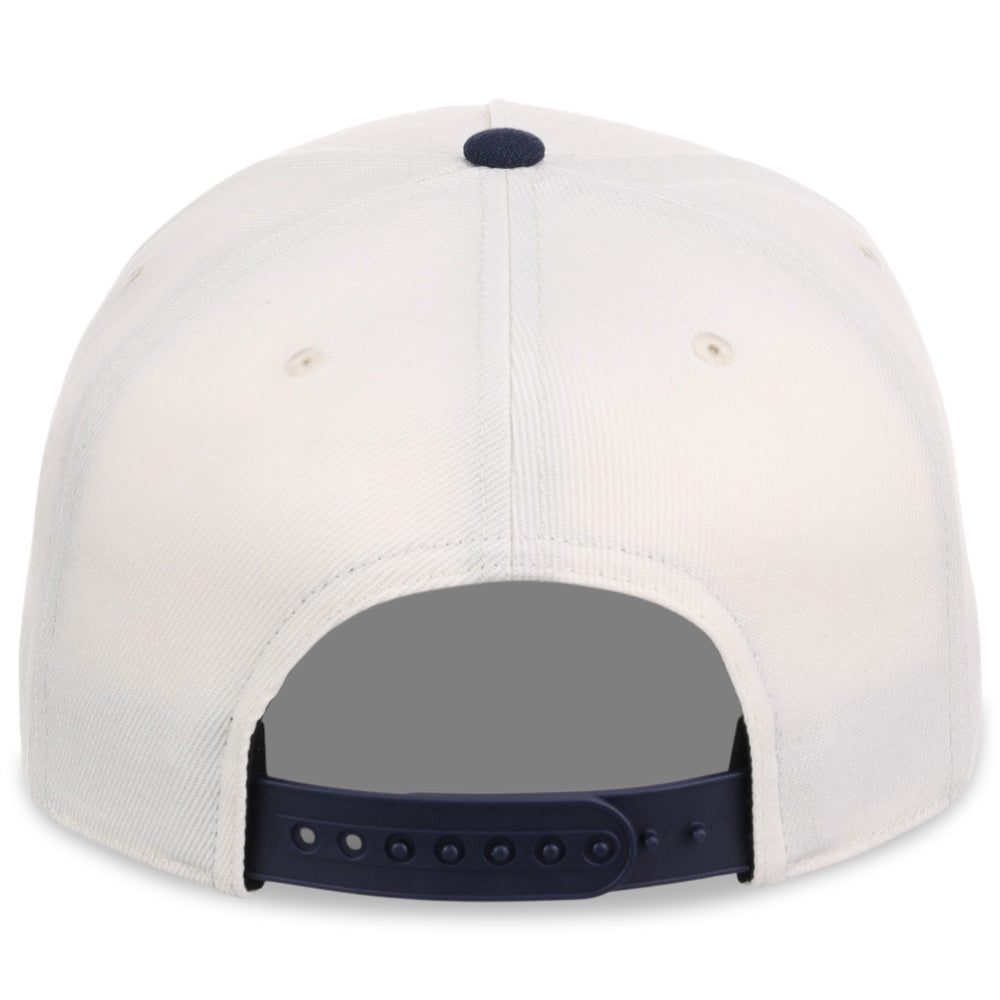 Crowns By Lids Hook Shot 2-Tone A-Frame Cap - Ivory/Navy
