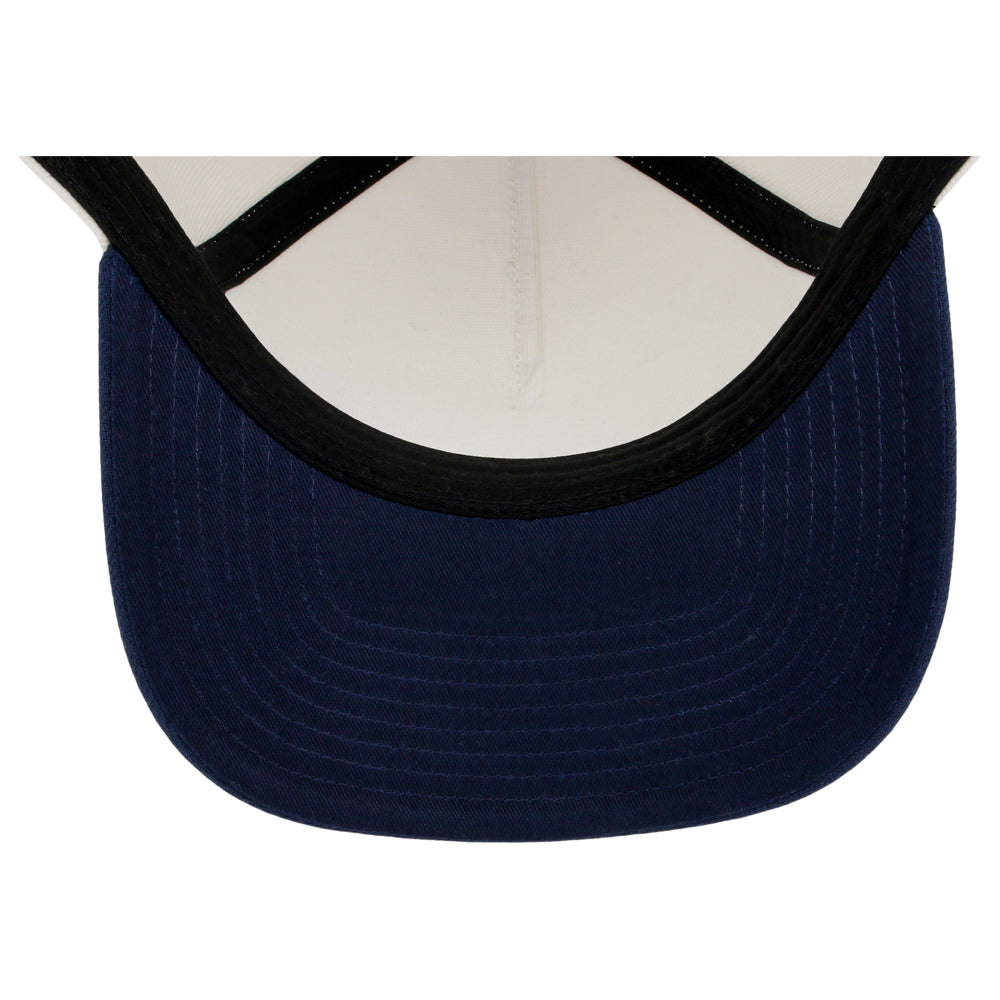 Crowns By Lids Hook Shot 2-Tone A-Frame Cap - Ivory/Navy