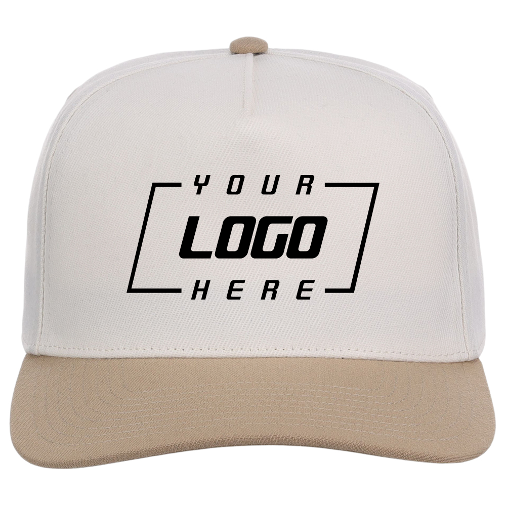Crowns By Lids Hook Shot 2-Tone A-Frame Cap - Ivory/Tan