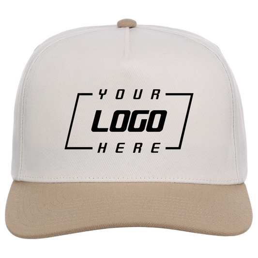 Crowns By Lids Hook Shot 2-Tone A-Frame Cap - Ivory/Tan