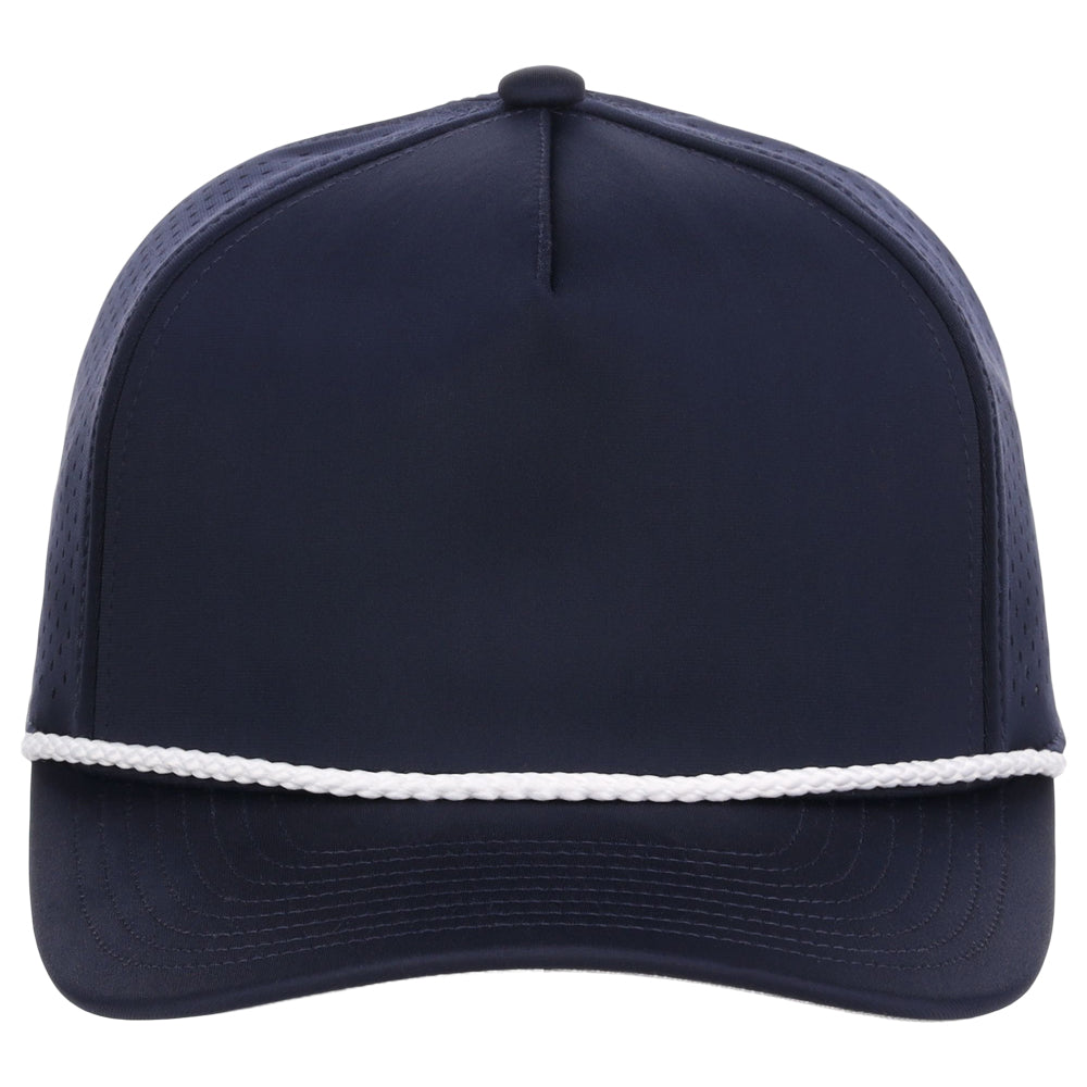 Crowns By Lids Rope 5-Panel Tech Cap - Navy