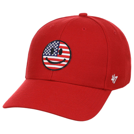 Americana Smiley Flag Face MVP Cap