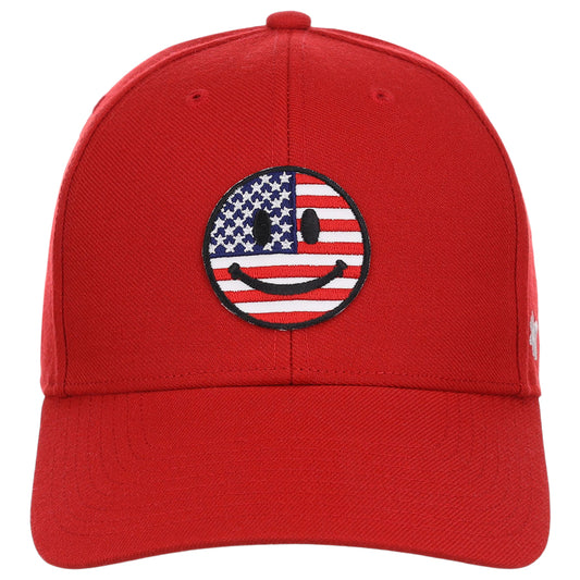 Americana Smiley Flag Face MVP Cap