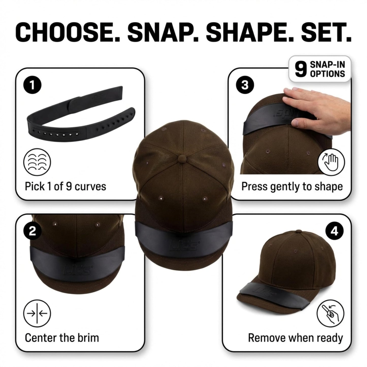 Lids Cap Curver - Black