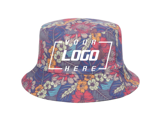 Crowns By Lids Tropical Bucket Hat - Purple/Blue