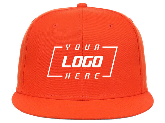 Crowns By Lids Full Court Fitted Cap - Orange