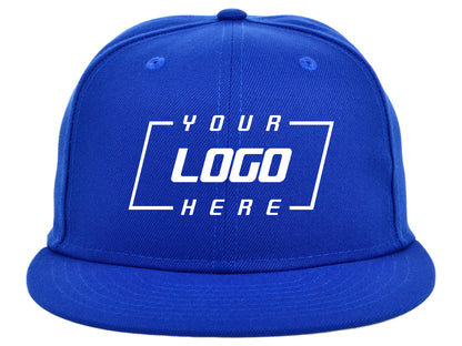 Crowns By Lids Full Court Fitted Cap - Royal Blue