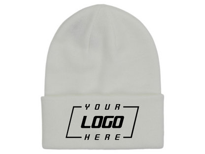 Crowns By Lids Turnover Cuff Knit - White