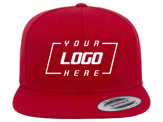 Flexfit Blank Snapback - Red