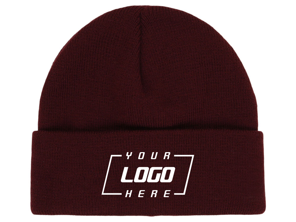 New Era Blank Cuff Knit - Maroon