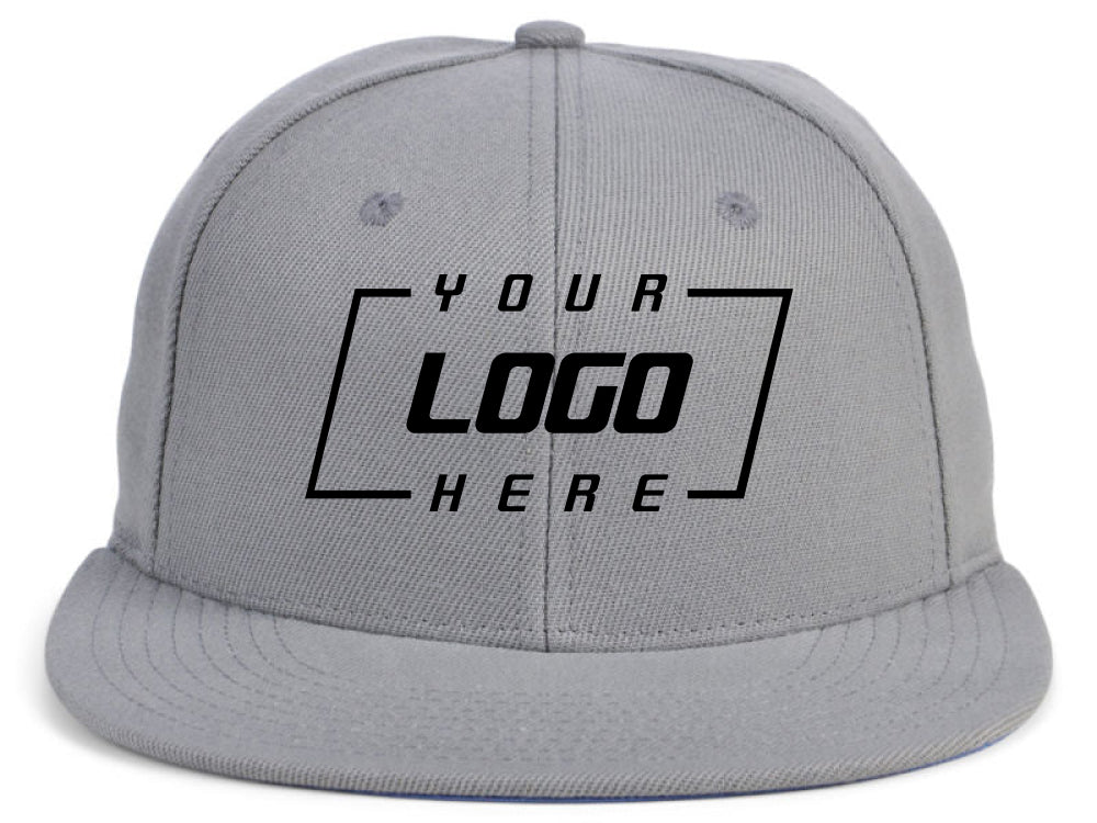 Crowns By Lids Full Court Fitted UV Cap - Grey/Light Blue