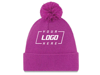 New Era Blank Pom Knit - Pink