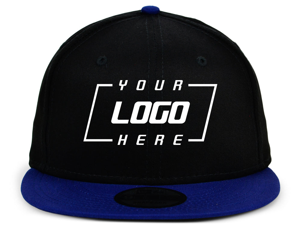 New Era 9FIFTY Flatbill Snapback - Black/Royal Blue