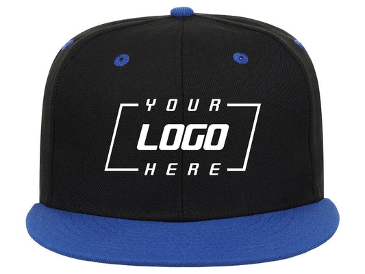 Crowns By Lids Dime Snapback Cap - Black/Royal Blue