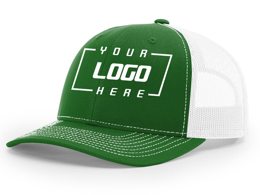 Kelly Green Trucker Hat Mock-upmock up Baseball Hat Blank 