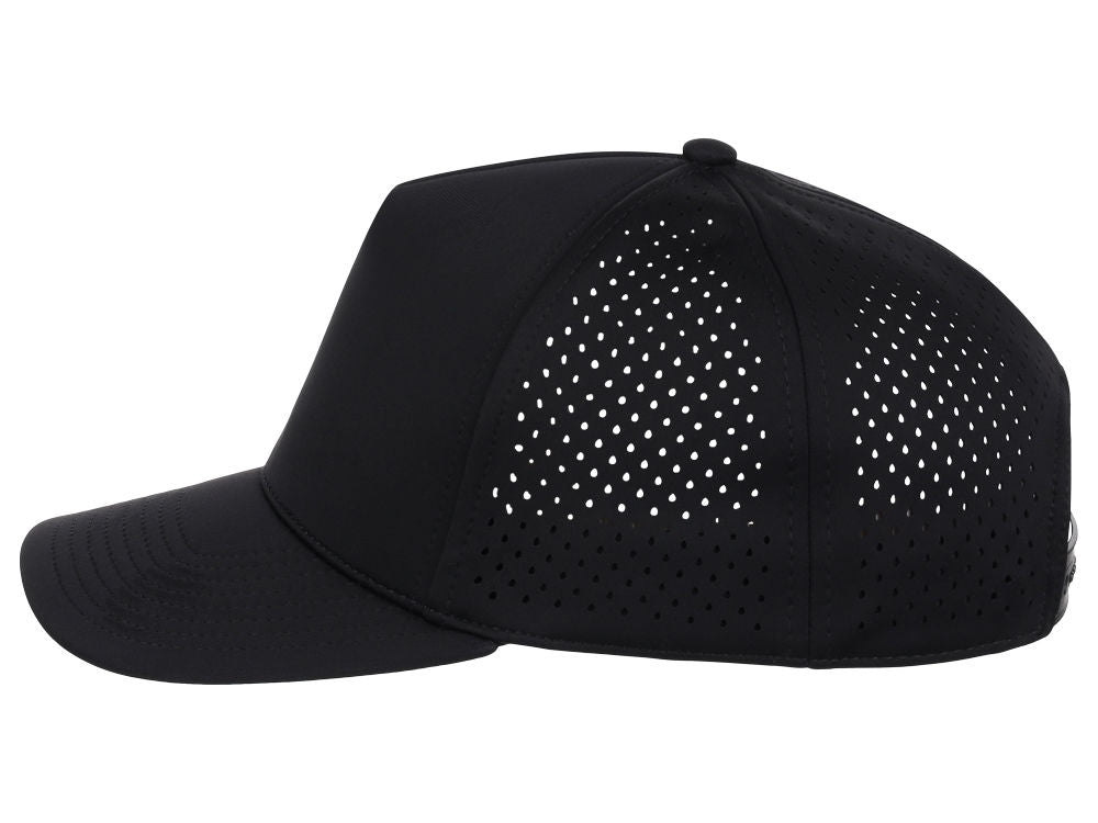 Crowns By Lids Tee Box 5-Panel Tech Cap - Black