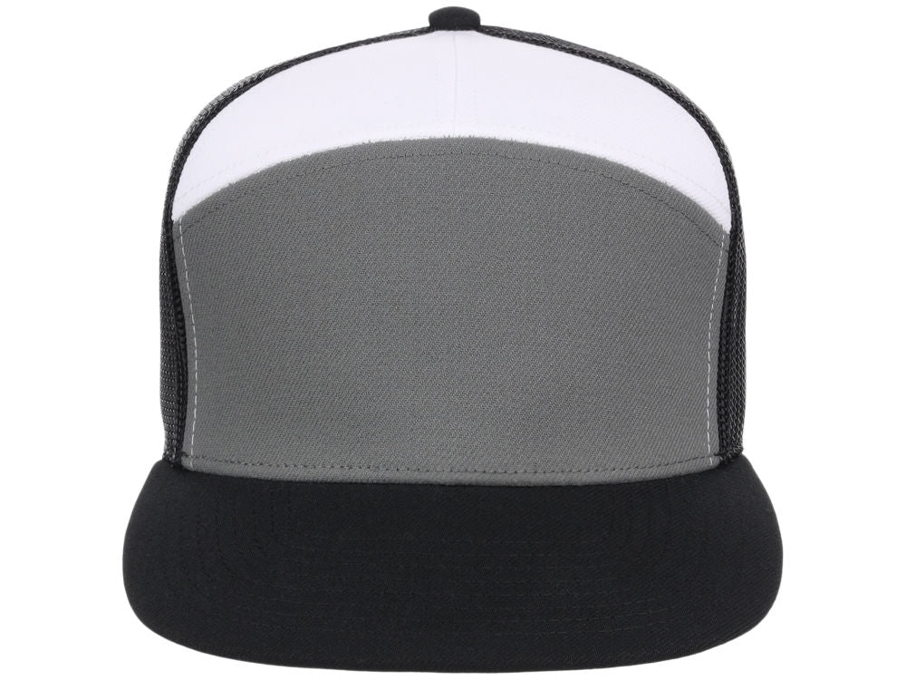 Crowns by Lids Birdie 7-Panel Trucker - Charcoal/White/Black