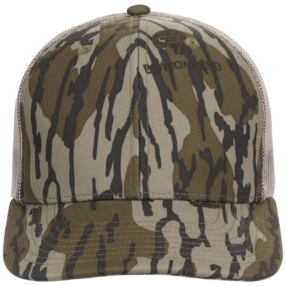 Mossy Oak X Crowns By Lids Blank Trucker Cap Bottomland Camo CustomLids