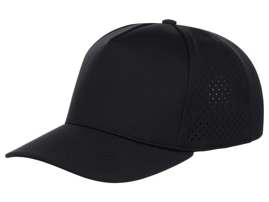 Crowns By Lids Tee Box 5-Panel Tech Cap - Black