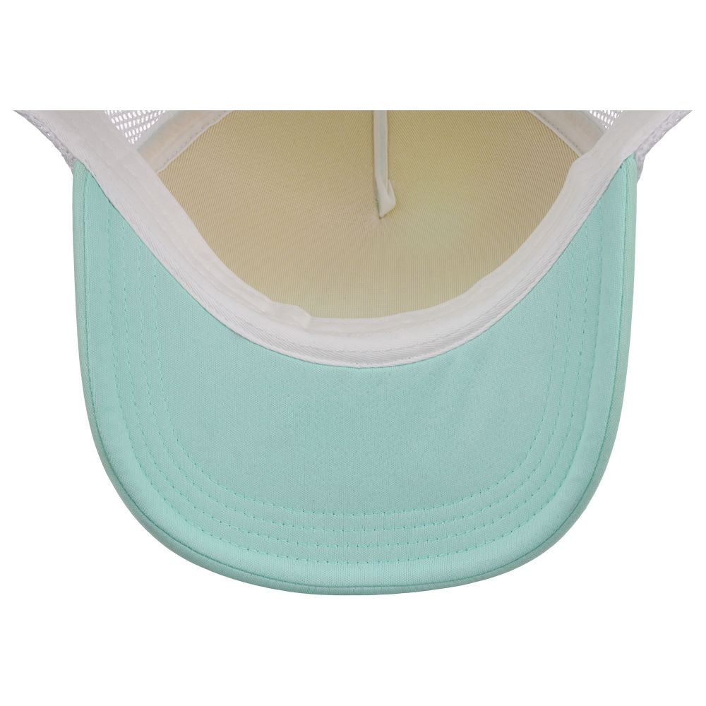 Crowns By Lids Screen Foam Trucker Cap - Light Green/White