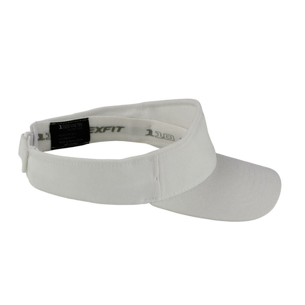 Flexfit Mini Pique Visor - White