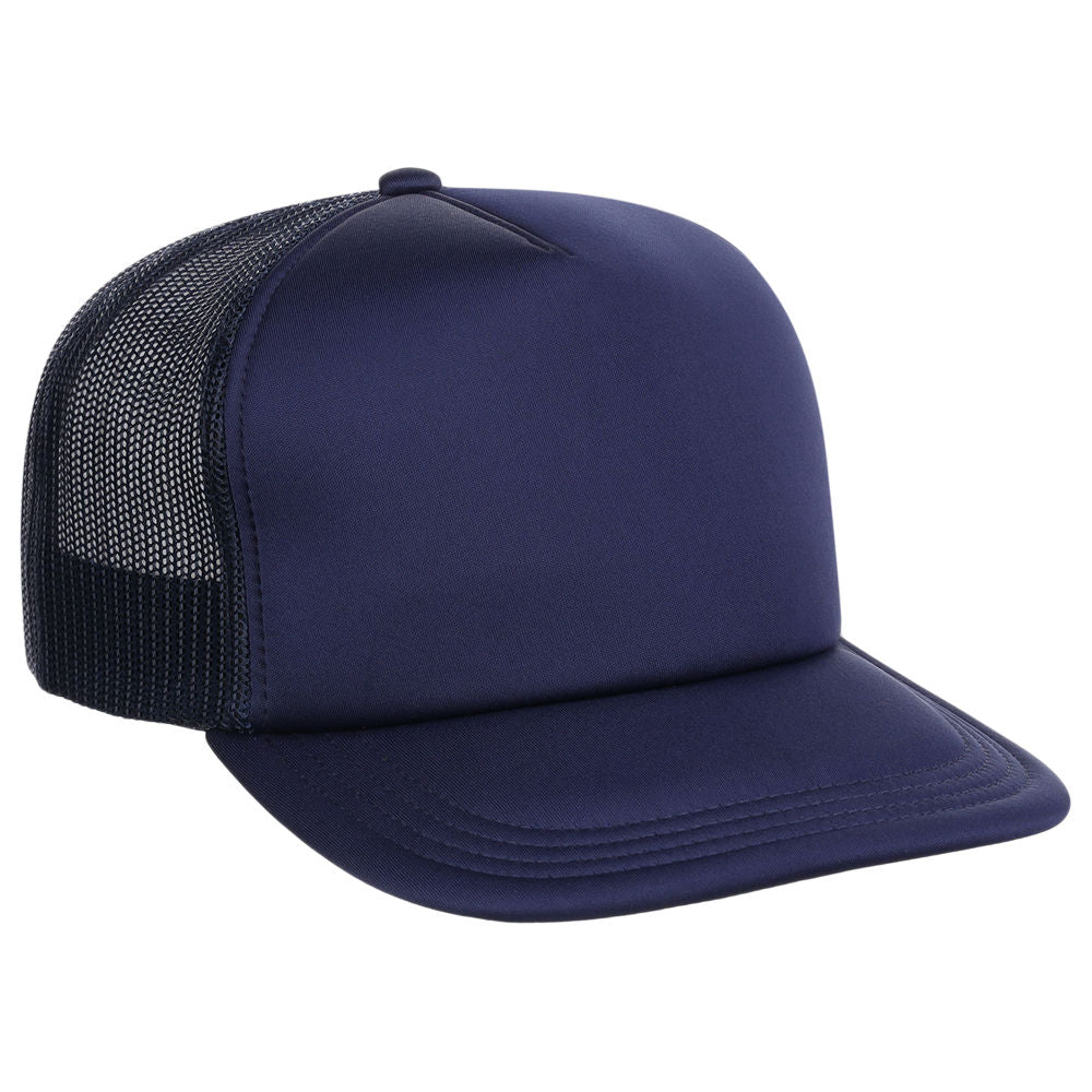 Crowns By Lids Screen Foam Trucker Cap - Navy/Navy