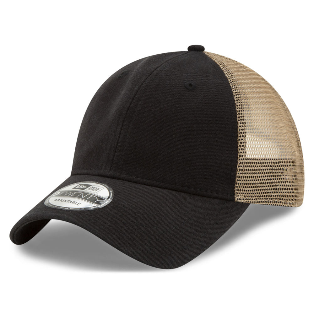 New Era Blank Trucker 9TWENTY Snapback - Black