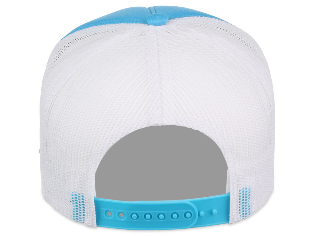 Crowns By Lids Screen Foam Trucker Cap - White/Light Blue