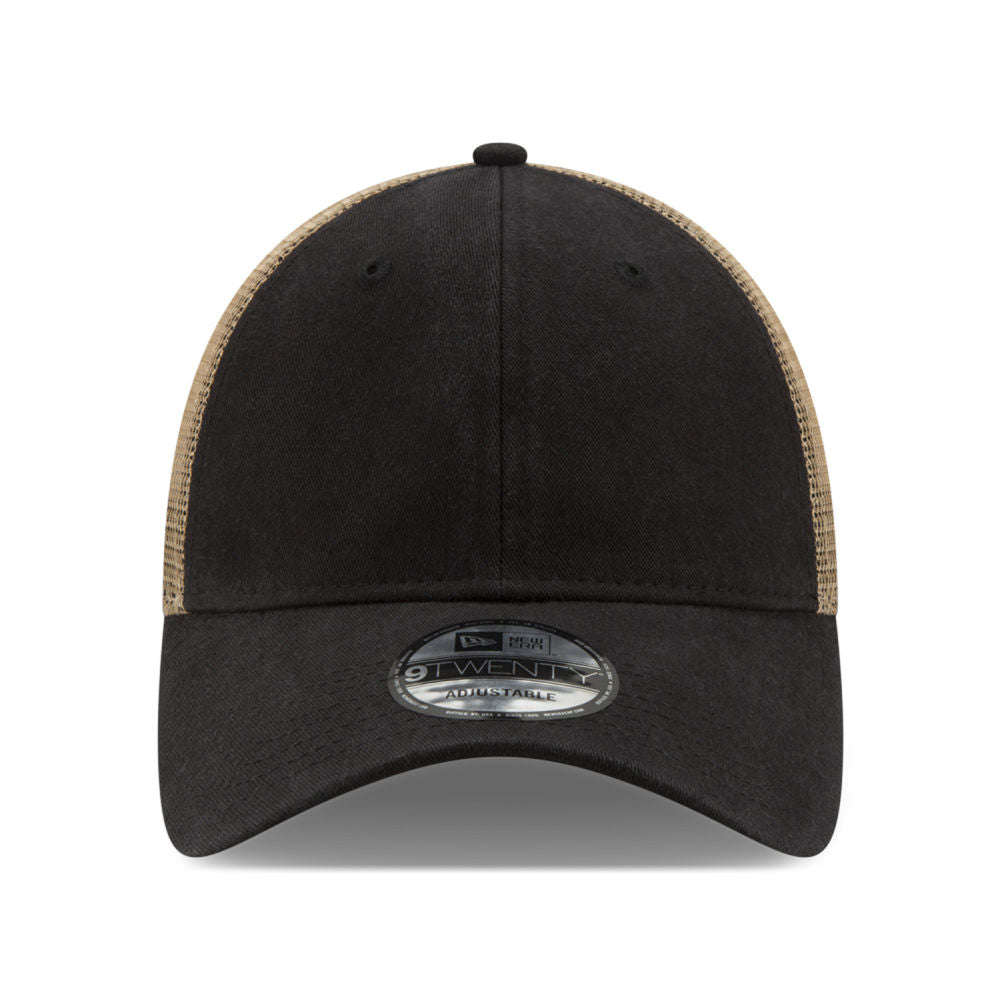 New Era Blank Trucker 9TWENTY Snapback - Black