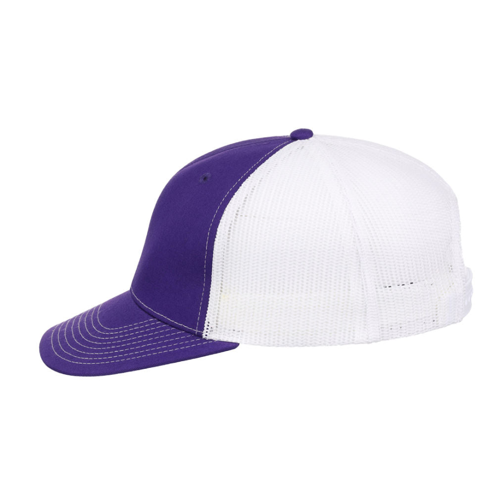 Crowns By Lids Slam Dunk Trucker Cap - Purple/White