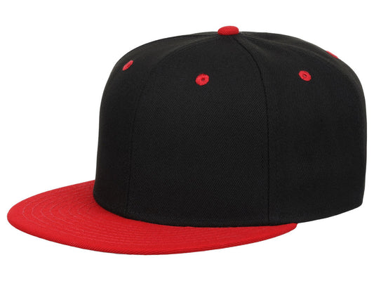 Crowns By Lids Dime Snapback Cap - Black/Red